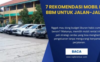 7 Rekomendasi Mobil Irit BBM untuk Jalan-Jalan